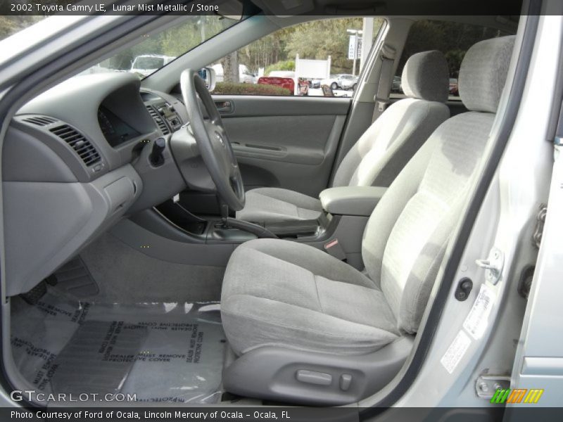 Lunar Mist Metallic / Stone 2002 Toyota Camry LE