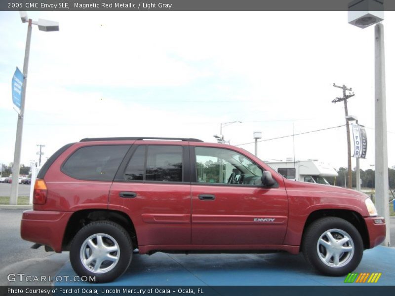 Magnetic Red Metallic / Light Gray 2005 GMC Envoy SLE