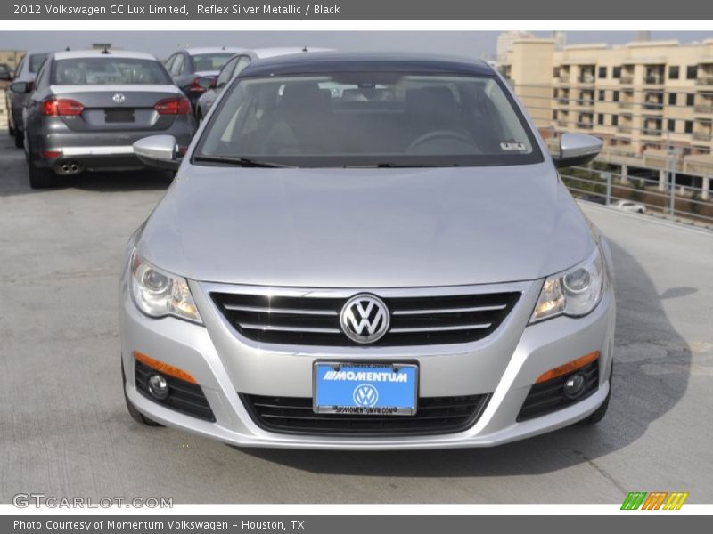 Reflex Silver Metallic / Black 2012 Volkswagen CC Lux Limited