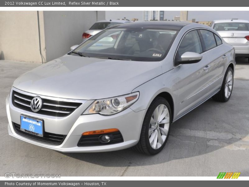Reflex Silver Metallic / Black 2012 Volkswagen CC Lux Limited