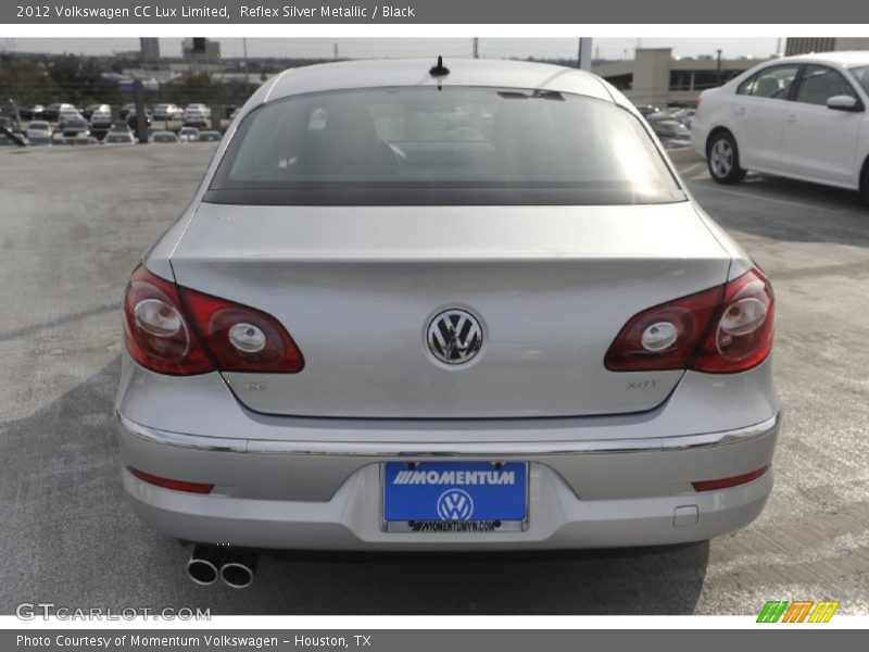 Reflex Silver Metallic / Black 2012 Volkswagen CC Lux Limited