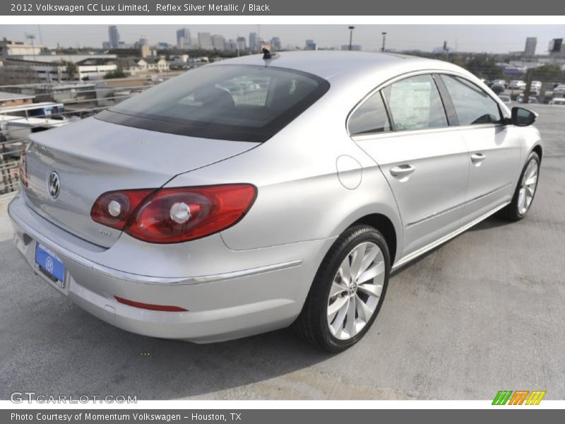 Reflex Silver Metallic / Black 2012 Volkswagen CC Lux Limited