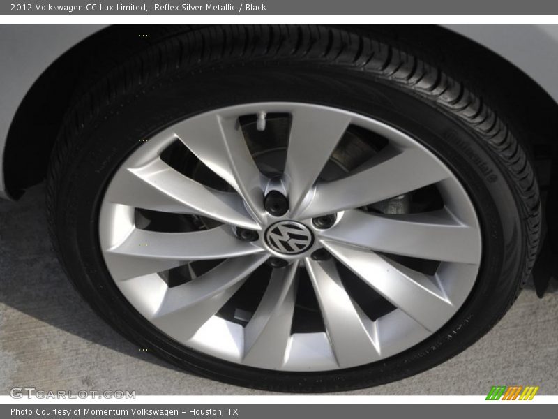 Reflex Silver Metallic / Black 2012 Volkswagen CC Lux Limited
