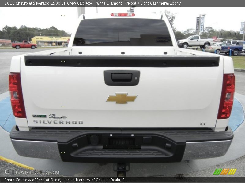 White Diamond Tricoat / Light Cashmere/Ebony 2011 Chevrolet Silverado 1500 LT Crew Cab 4x4