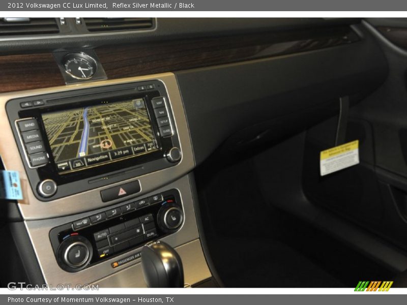 Reflex Silver Metallic / Black 2012 Volkswagen CC Lux Limited