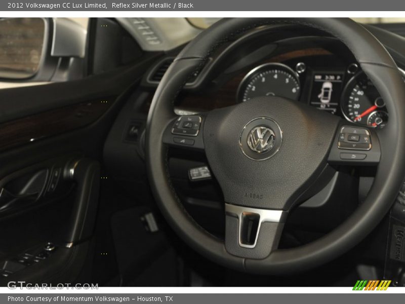 Reflex Silver Metallic / Black 2012 Volkswagen CC Lux Limited