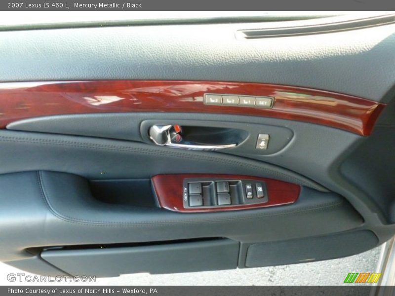 Mercury Metallic / Black 2007 Lexus LS 460 L