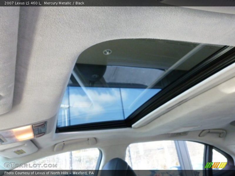 Mercury Metallic / Black 2007 Lexus LS 460 L