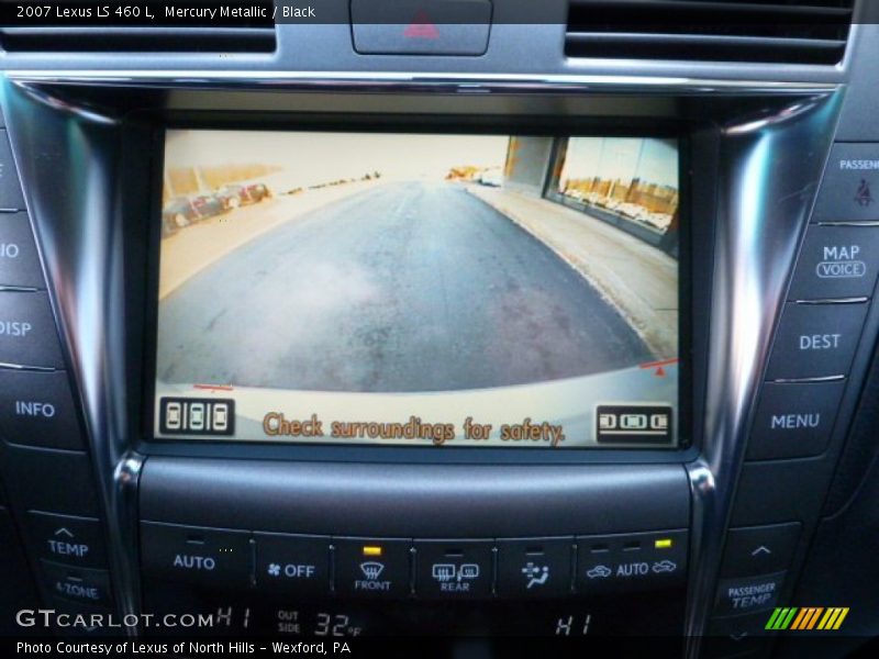 Mercury Metallic / Black 2007 Lexus LS 460 L