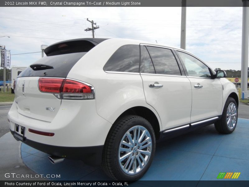 Crystal Champagne Tri-Coat / Medium Light Stone 2012 Lincoln MKX FWD