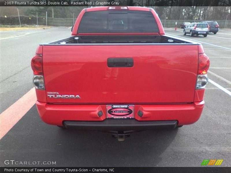 Radiant Red / Graphite Gray 2007 Toyota Tundra SR5 Double Cab