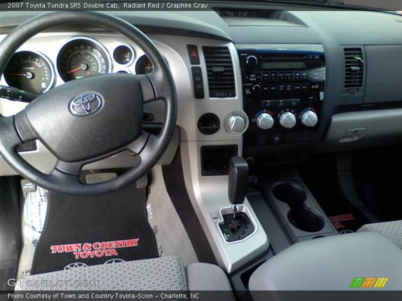 Radiant Red / Graphite Gray 2007 Toyota Tundra SR5 Double Cab