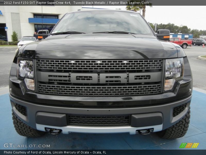 Tuxedo Black Metallic / Raptor Black Leather/Cloth 2012 Ford F150 SVT Raptor SuperCrew 4x4