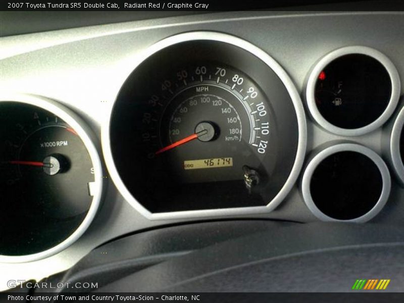 Radiant Red / Graphite Gray 2007 Toyota Tundra SR5 Double Cab