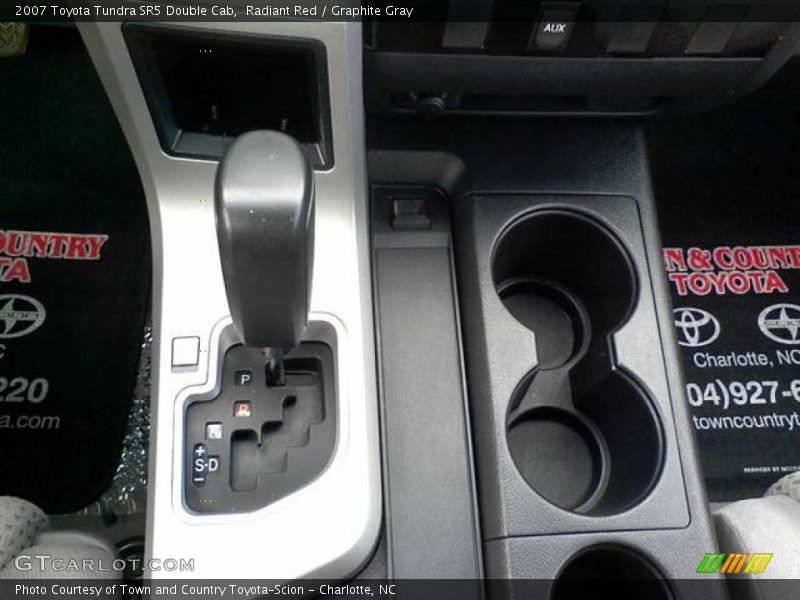Radiant Red / Graphite Gray 2007 Toyota Tundra SR5 Double Cab