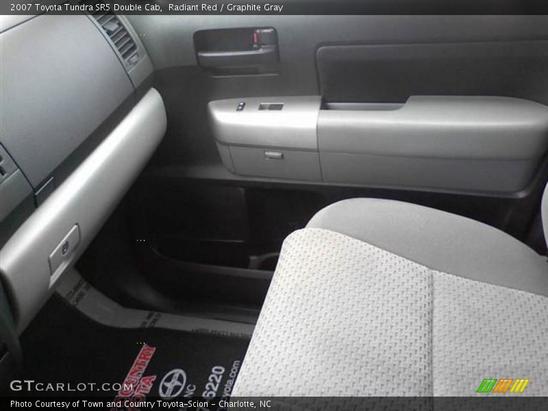 Radiant Red / Graphite Gray 2007 Toyota Tundra SR5 Double Cab