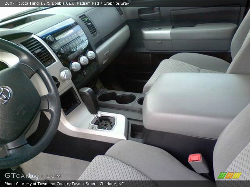 Radiant Red / Graphite Gray 2007 Toyota Tundra SR5 Double Cab
