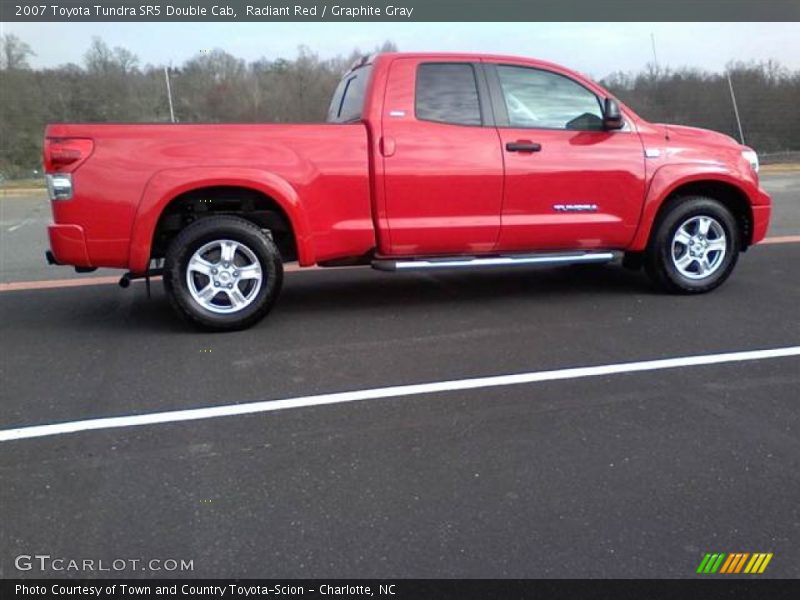 Radiant Red / Graphite Gray 2007 Toyota Tundra SR5 Double Cab