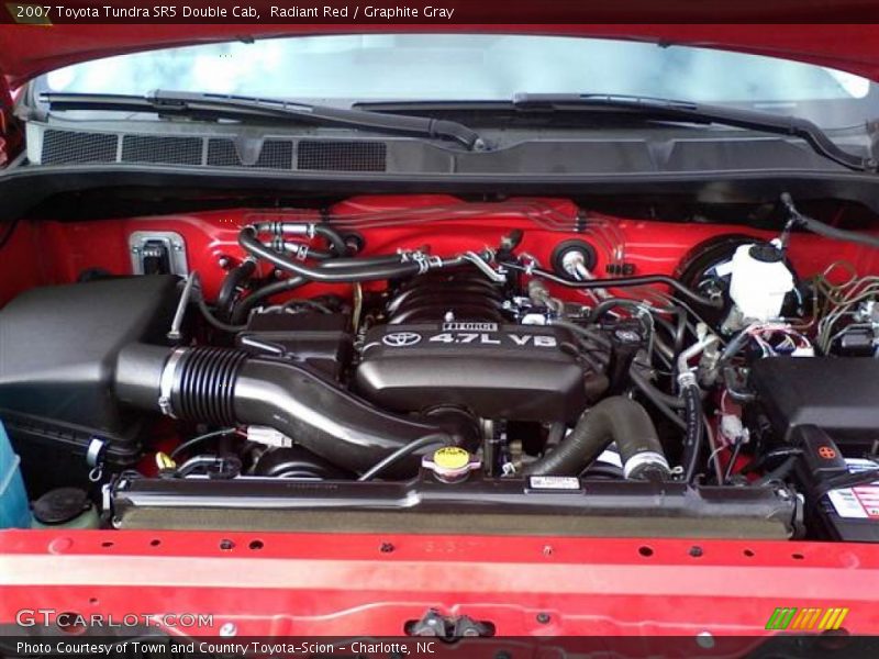 Radiant Red / Graphite Gray 2007 Toyota Tundra SR5 Double Cab