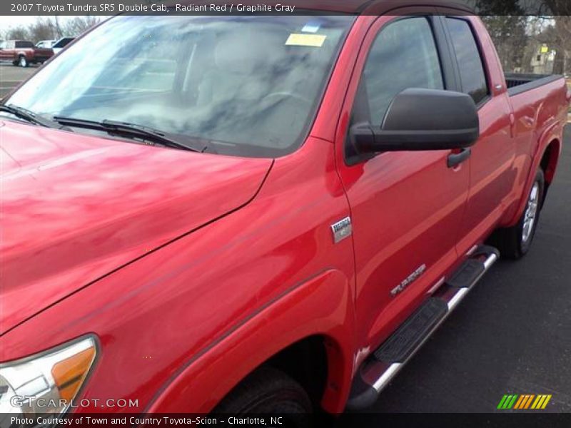 Radiant Red / Graphite Gray 2007 Toyota Tundra SR5 Double Cab