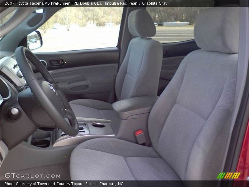 Impulse Red Pearl / Graphite Gray 2007 Toyota Tacoma V6 PreRunner TRD Double Cab