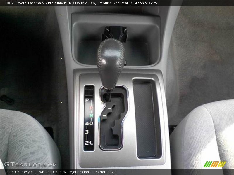 Impulse Red Pearl / Graphite Gray 2007 Toyota Tacoma V6 PreRunner TRD Double Cab