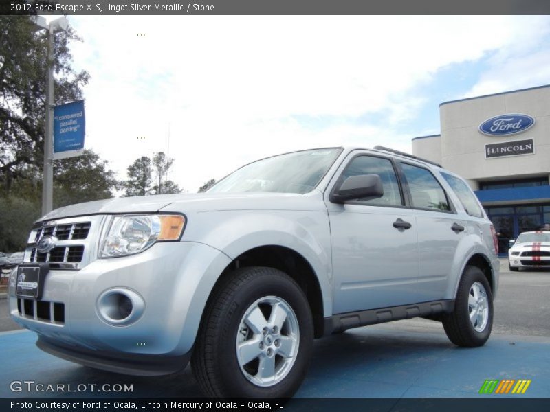 Ingot Silver Metallic / Stone 2012 Ford Escape XLS