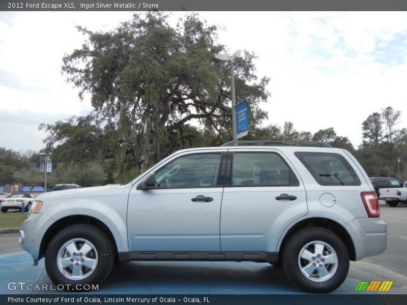 Ingot Silver Metallic / Stone 2012 Ford Escape XLS