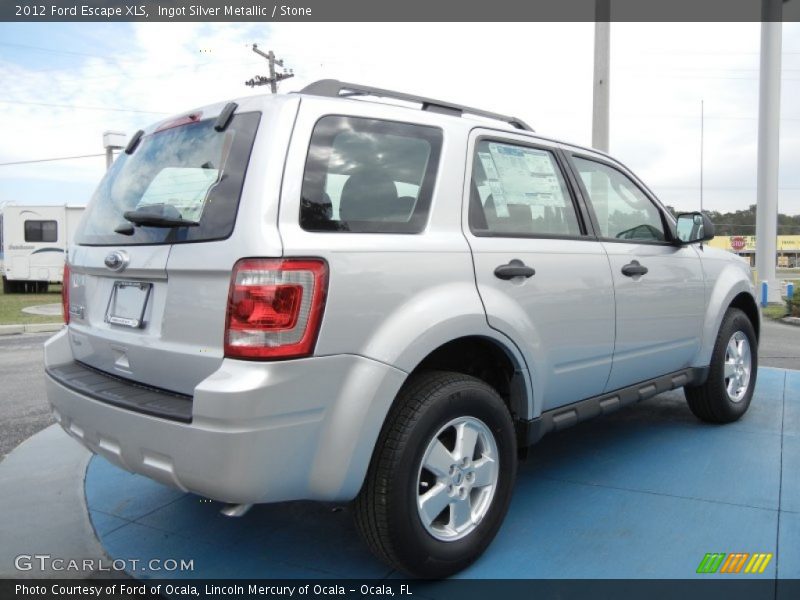 Ingot Silver Metallic / Stone 2012 Ford Escape XLS
