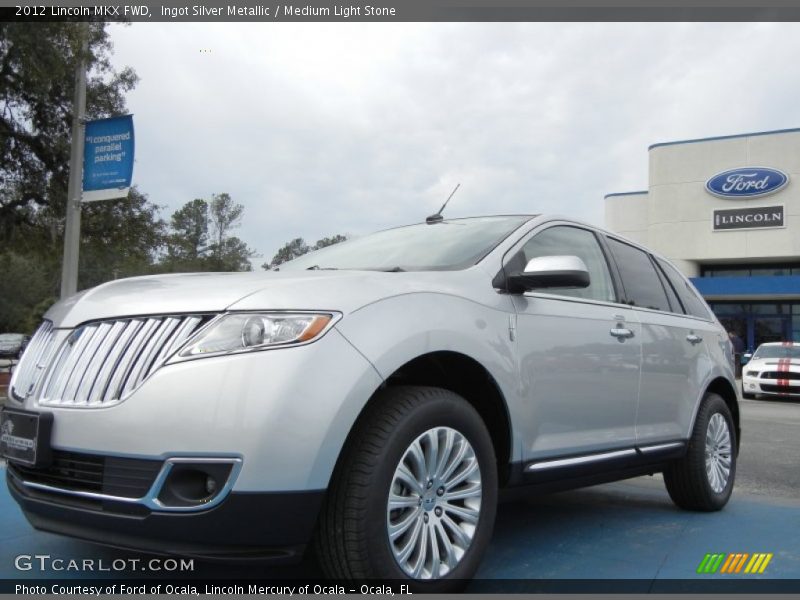 Ingot Silver Metallic / Medium Light Stone 2012 Lincoln MKX FWD