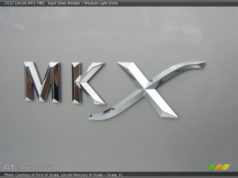 Ingot Silver Metallic / Medium Light Stone 2012 Lincoln MKX FWD