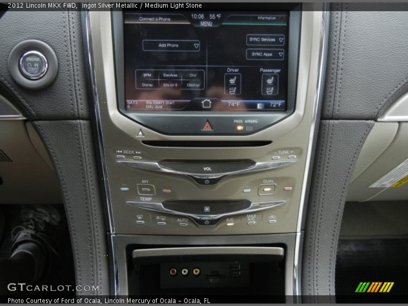 Ingot Silver Metallic / Medium Light Stone 2012 Lincoln MKX FWD