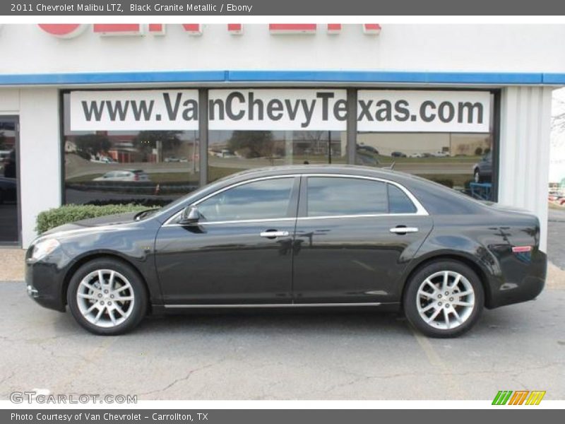 Black Granite Metallic / Ebony 2011 Chevrolet Malibu LTZ