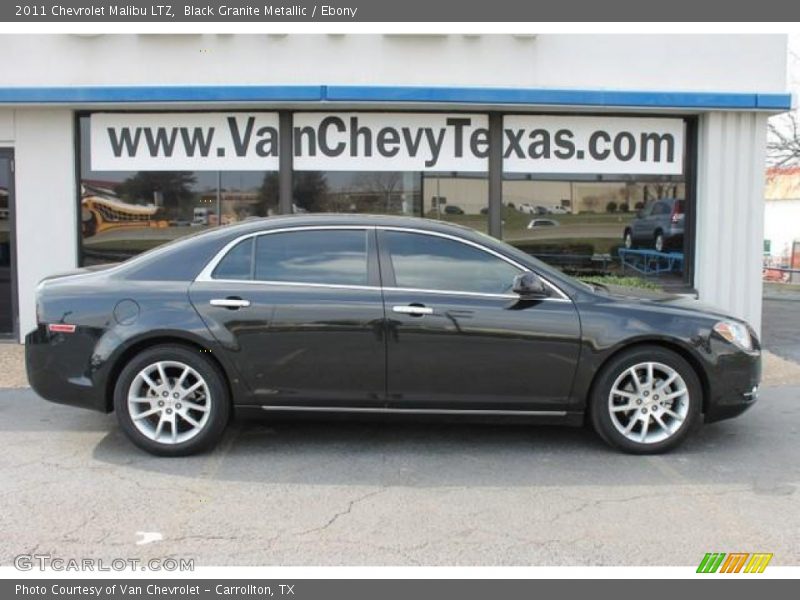 Black Granite Metallic / Ebony 2011 Chevrolet Malibu LTZ