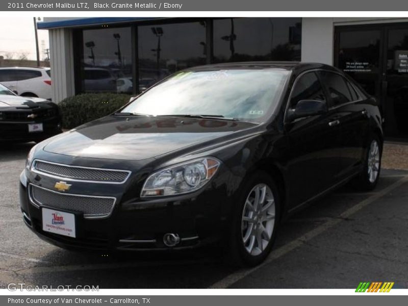 Black Granite Metallic / Ebony 2011 Chevrolet Malibu LTZ