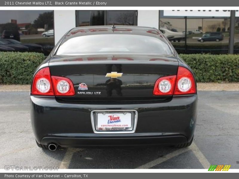 Black Granite Metallic / Ebony 2011 Chevrolet Malibu LTZ