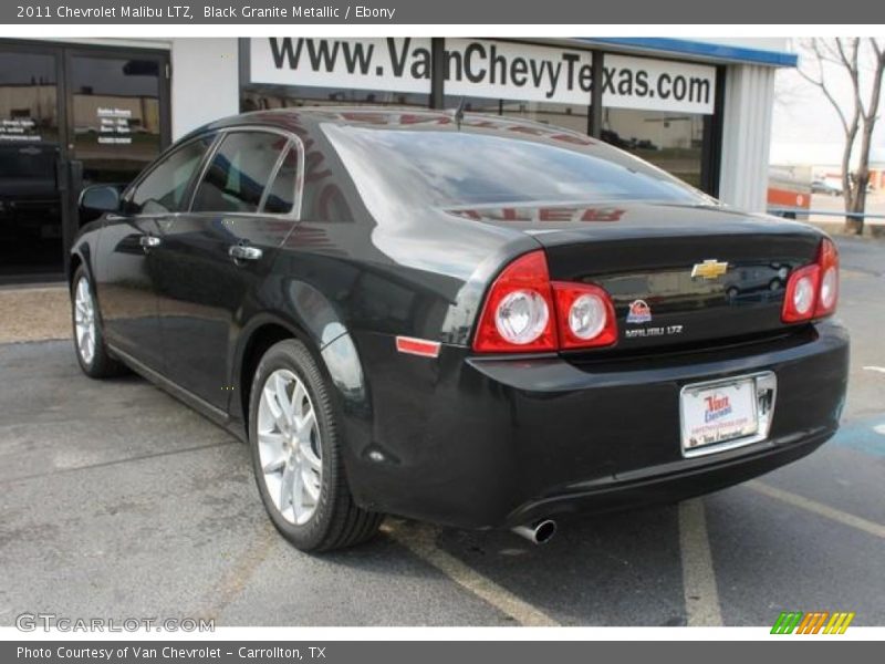 Black Granite Metallic / Ebony 2011 Chevrolet Malibu LTZ