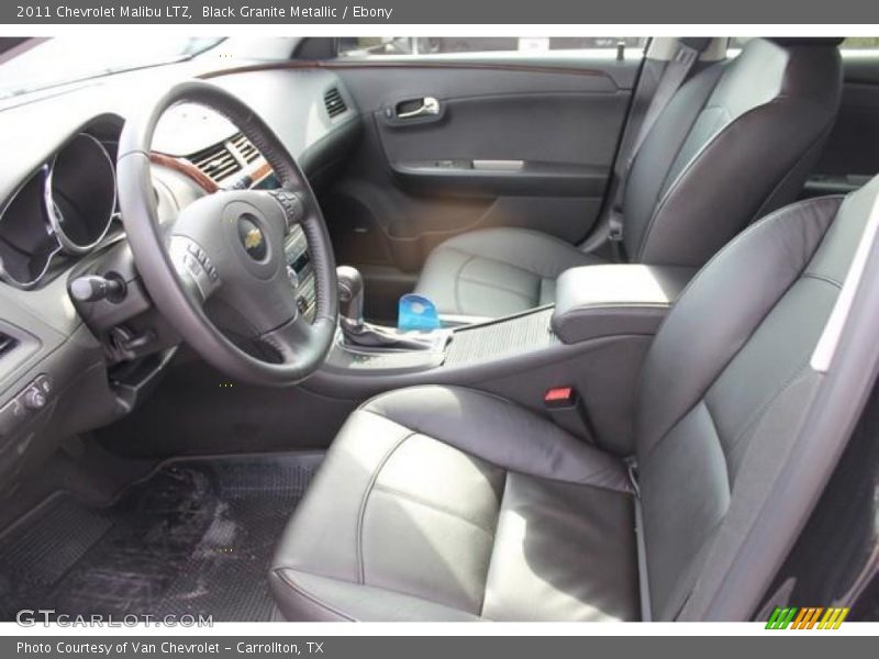 Black Granite Metallic / Ebony 2011 Chevrolet Malibu LTZ