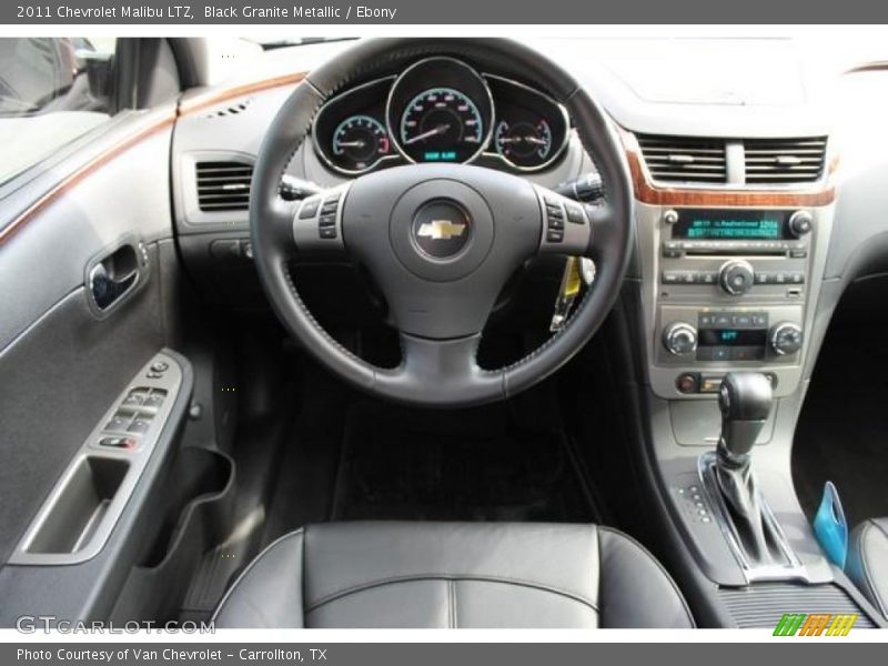 Black Granite Metallic / Ebony 2011 Chevrolet Malibu LTZ