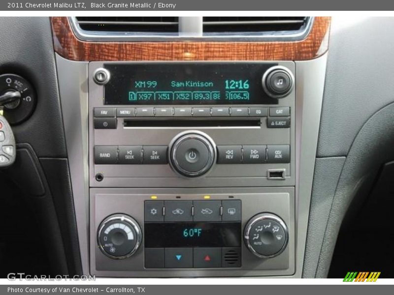 Black Granite Metallic / Ebony 2011 Chevrolet Malibu LTZ