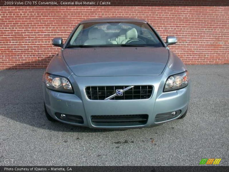Celestial Blue Metallic / Calcite 2009 Volvo C70 T5 Convertible