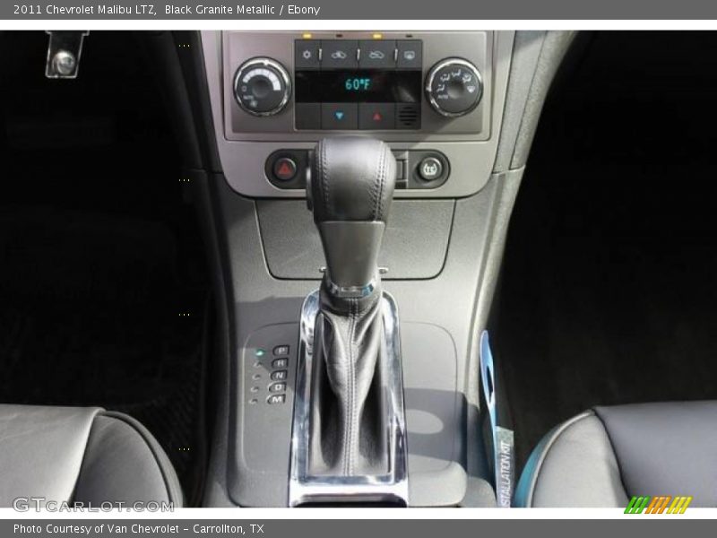 Black Granite Metallic / Ebony 2011 Chevrolet Malibu LTZ