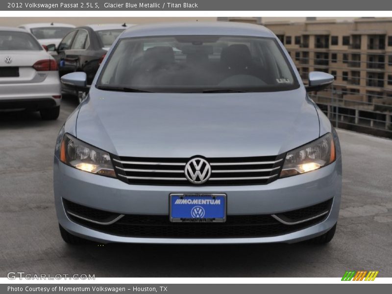 Glacier Blue Metallic / Titan Black 2012 Volkswagen Passat 2.5L S