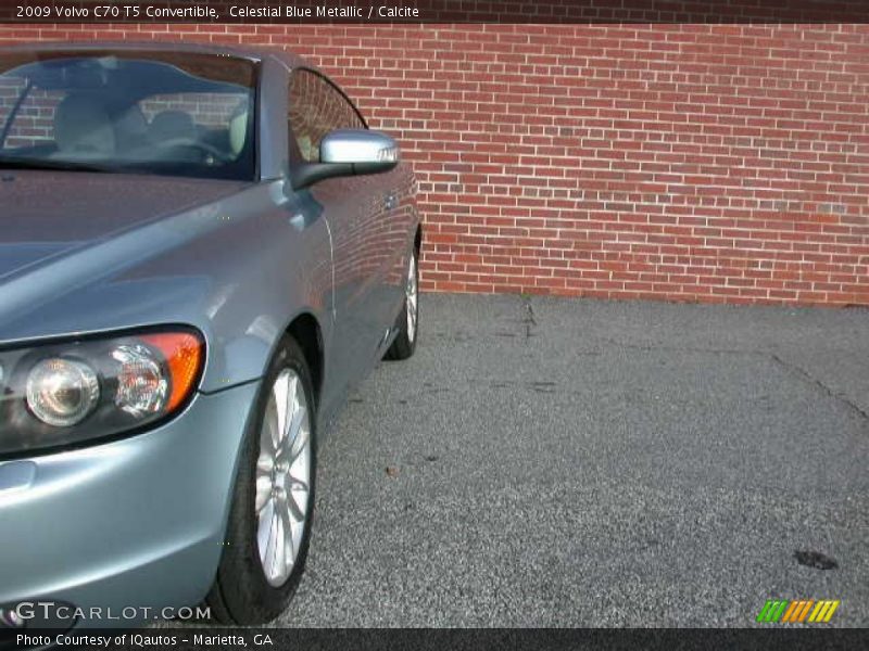 Celestial Blue Metallic / Calcite 2009 Volvo C70 T5 Convertible