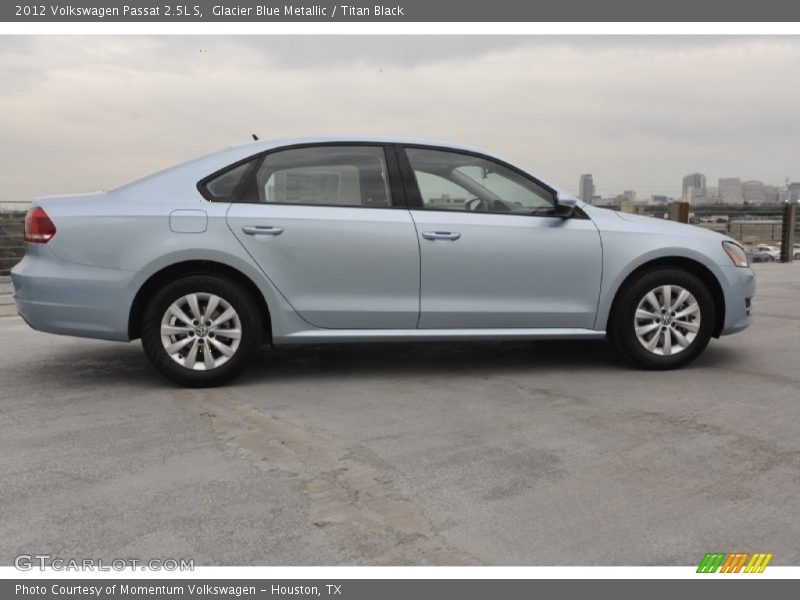 Glacier Blue Metallic / Titan Black 2012 Volkswagen Passat 2.5L S