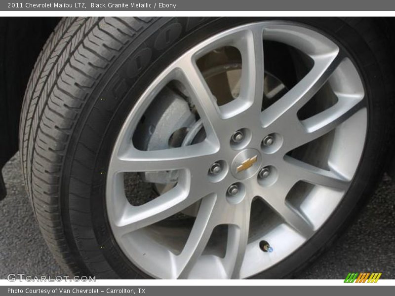 Black Granite Metallic / Ebony 2011 Chevrolet Malibu LTZ
