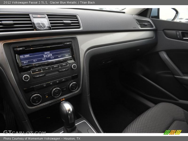 Glacier Blue Metallic / Titan Black 2012 Volkswagen Passat 2.5L S