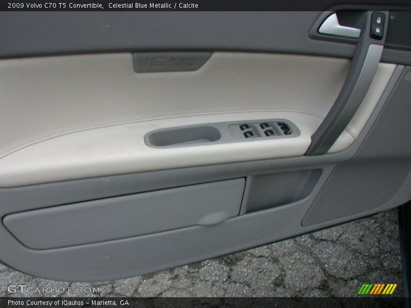 Celestial Blue Metallic / Calcite 2009 Volvo C70 T5 Convertible