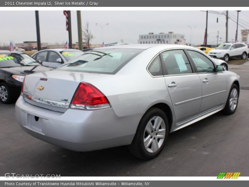 Silver Ice Metallic / Gray 2011 Chevrolet Impala LS
