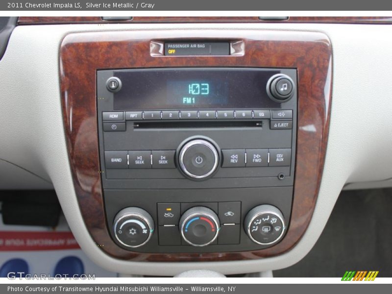 Silver Ice Metallic / Gray 2011 Chevrolet Impala LS
